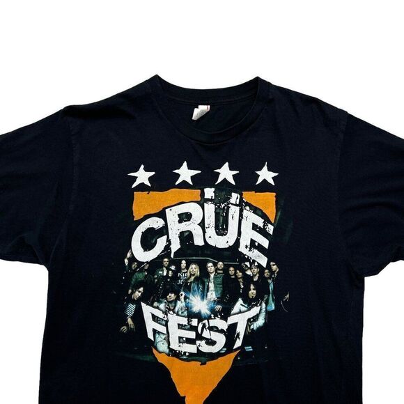 Anvil Men's Motley Crue 2008 Crue Fest T-Shirt - Picture 3 of 9